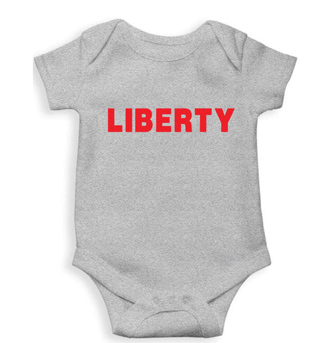 Liberty Kids Romper For Baby Boy/Girl-Grey-Ektarfa.online