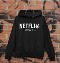 Load image into Gallery viewer, Netflix Weed &amp; Chill Unisex Hoodie for Men/Women-Black-Ektarfa.online
