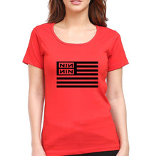 Load image into Gallery viewer, Nine Inch Nails T-Shirt for Women-Red-Ektarfa.online
