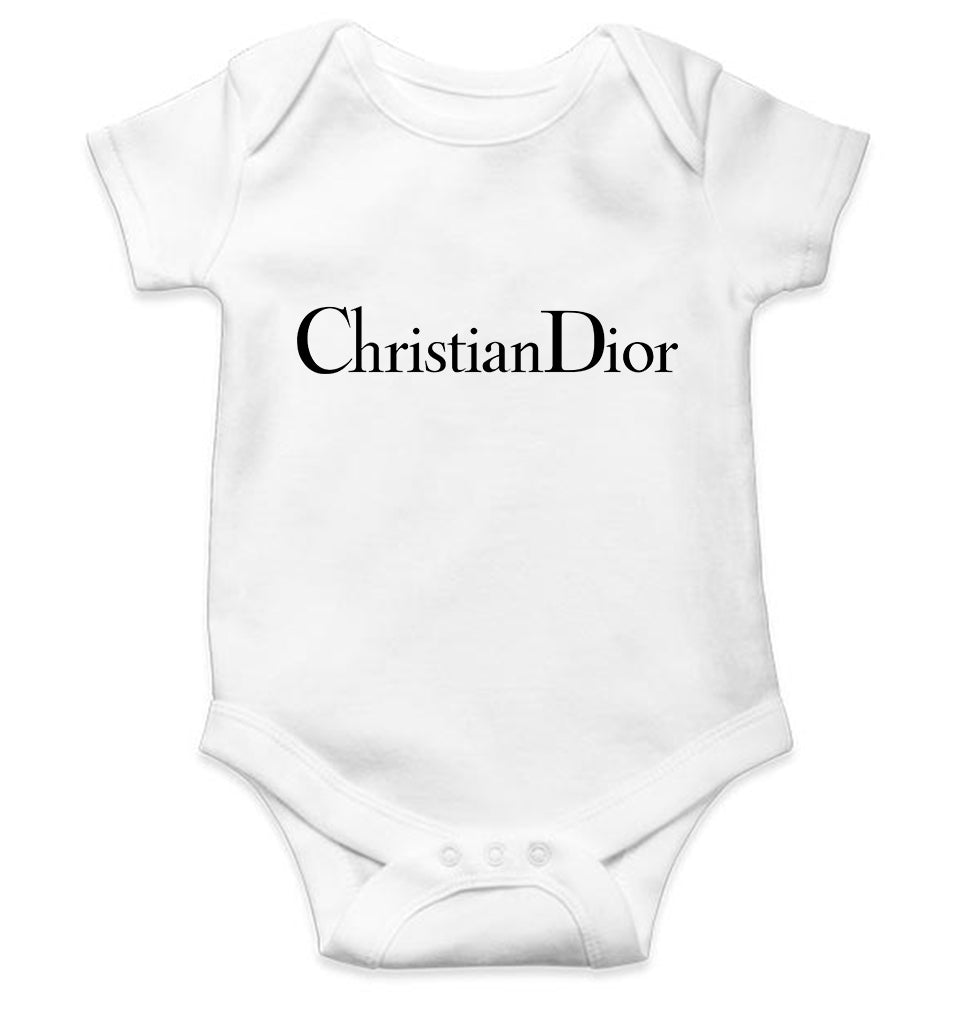 ChristianDior Kids Romper For Baby Boy/Girl-0-5 Months(18 Inches)-White-Ektarfa.online