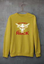 Load image into Gallery viewer, The Rock Unisex Sweatshirt for Men/Women-Mustard Yellow-Ektarfa.online
