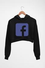 Load image into Gallery viewer, Facebook Crop HOODIE FOR WOMEN-Black-Ektarfa.online

