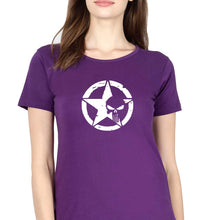 Load image into Gallery viewer, Punisher T-Shirt for Women-Purple-Ektarfa.online

