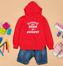 Load image into Gallery viewer, Legends are Born in August Kids Hoodie for Boy/Girl-0-1 Year(22 Inches)-Red-Ektarfa.online
