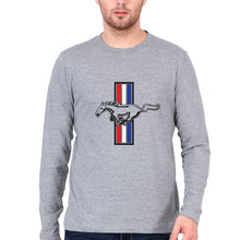 Load image into Gallery viewer, Ford Mustang Full Sleeves T-Shirt for Men-Grey Melange-Ektarfa.online
