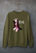 Load image into Gallery viewer, Demon Slayer Unisex Sweatshirt for Men/Women-Olive Green-Ektarfa.online
