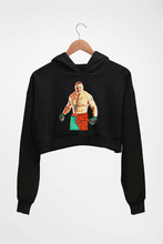 Load image into Gallery viewer, Brock Lesnar (WWE) Crop HOODIE FOR WOMEN-Black-Ektarfa.online

