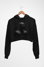 Load image into Gallery viewer, Wyclef Jean Crop HOODIE FOR WOMEN-Black-Ektarfa.online
