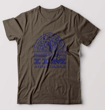 Load image into Gallery viewer, IIM Ahmedabad T-Shirt for Men-Olive Green-Ektarfa.online
