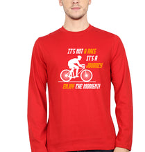 Load image into Gallery viewer, Cycling Full Sleeves T-Shirt for Men-Red-Ektarfa.online
