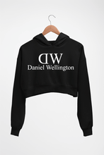 Load image into Gallery viewer, Danial Wellington Crop HOODIE FOR WOMEN-Black-Ektarfa.online
