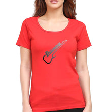 Load image into Gallery viewer, Ibanez Guitar T-Shirt for Women-Red-Ektarfa.online
