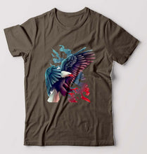 Load image into Gallery viewer, Eagle T-Shirt for Men-Olive Green-Ektarfa.online

