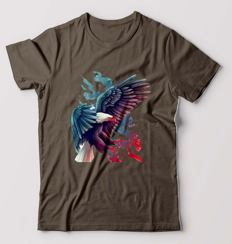 Eagle T-Shirt for Men-Olive Green-Ektarfa.online