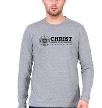 Load image into Gallery viewer, Christ Full Sleeves T-Shirt for Men-Grey Melange-Ektarfa.online
