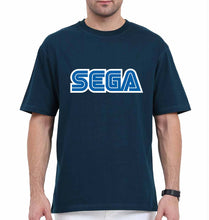 Load image into Gallery viewer, Sega Oversized T-Shirt for Men-Petrol Blue-Ektarfa.online
