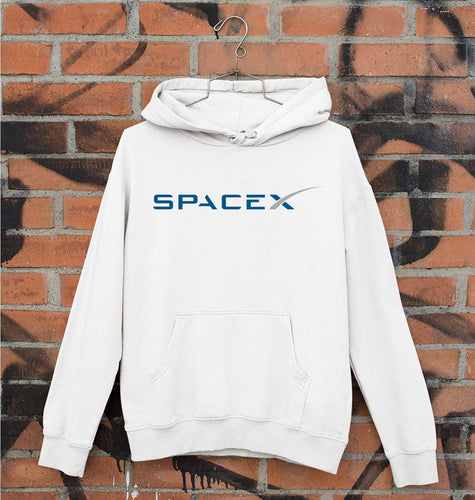 SpaceX Unisex Hoodie for Men/Women-White-Ektarfa.online