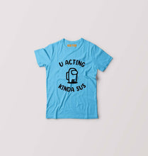 Load image into Gallery viewer, Among Us Kids T-Shirt for Boy/Girl-Light Blue-Ektarfa.online

