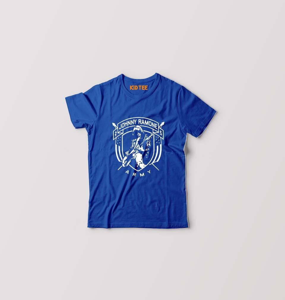 Ramones Kids T-Shirt for Boy/Girl-Royal Blue-Ektarfa.online