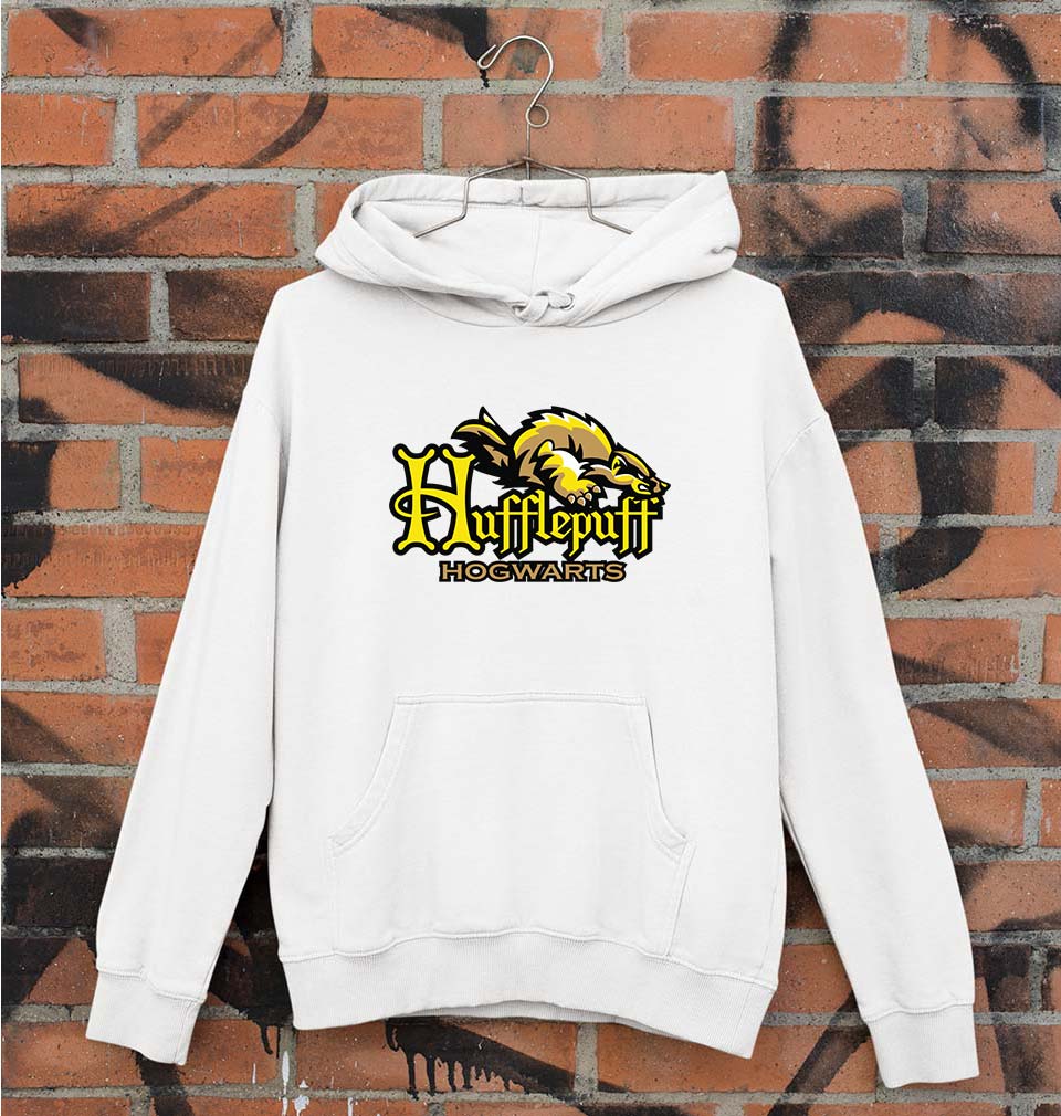 Hufflepuff Harry Potter Unisex Hoodie for Men/Women-White-Ektarfa.online