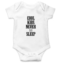 Load image into Gallery viewer, Cool Kids Never Sleep Kids Romper For Baby Boy/Girl-0-5 Months(18 Inches)-White-Ektarfa.online
