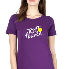 Load image into Gallery viewer, Tour de France T-Shirt for Women-Purple-Ektarfa.online

