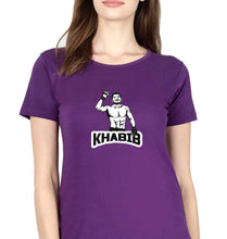 Load image into Gallery viewer, Khabib Nurmagomedov T-Shirt for Women-Purple-Ektarfa.online
