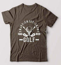Load image into Gallery viewer, Golf T-Shirt for Men-Olive Green-Ektarfa.online
