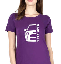 Load image into Gallery viewer, MINI Cooper T-Shirt for Women-Purple-Ektarfa.online
