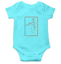 Load image into Gallery viewer, Shree Krishna Kids Romper For Baby Boy/Girl-0-5 Months(18 Inches)-Sky Blue-Ektarfa.online
