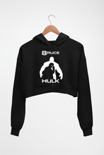 Load image into Gallery viewer, Hulk Superhero Crop HOODIE FOR WOMEN-Black-Ektarfa.online
