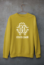 Load image into Gallery viewer, Roberto Cavalli Unisex Sweatshirt for Men/Women-Mustard Yellow-Ektarfa.online
