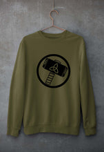 Load image into Gallery viewer, Thor Superhero Unisex Sweatshirt for Men/Women-Olive Green-Ektarfa.online
