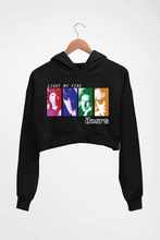 Load image into Gallery viewer, The Doors Crop HOODIE FOR WOMEN-Black-Ektarfa.online
