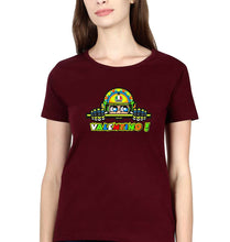 Load image into Gallery viewer, Valentino Rossi(VR 46) T-Shirt for Women-Maroon-Ektarfa.online
