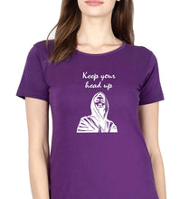 Load image into Gallery viewer, Tupac Shakur T-Shirt for Women-Purple-Ektarfa.online
