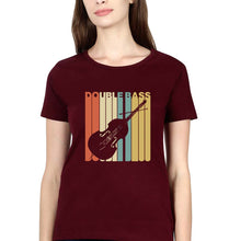 Load image into Gallery viewer, Double Bass Violin T-Shirt for Women-Ektarfa.online
