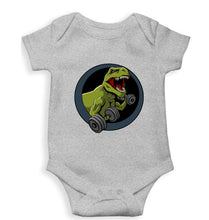Load image into Gallery viewer, Angry T-Rex Gym Kids Romper For Baby Boy/Girl-Grey-Ektarfa.online
