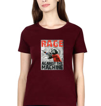 Load image into Gallery viewer, Rage Against The Machine T-Shirt for Women-Maroon-Ektarfa.online
