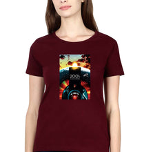 Load image into Gallery viewer, 2001 A Space Odyssey T-Shirt for Women-Maroon-Ektarfa.online
