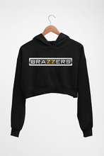 Load image into Gallery viewer, Brazzers Crop HOODIE FOR WOMEN-Black-Ektarfa.online
