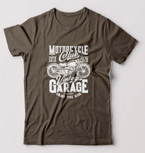 Load image into Gallery viewer, Motorcycle T-Shirt for Men-Olive Green-Ektarfa.online
