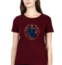 Load image into Gallery viewer, Doctor Strange Superhero T-Shirt for Women-Maroon-Ektarfa.online
