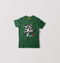 Load image into Gallery viewer, Formula 1(F1) Kids T-Shirt for Boy/Girl-0-1 Year(20 Inches)-Dark Green-Ektarfa.online
