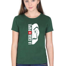Load image into Gallery viewer, Money Heist T-Shirt for Women-Dark Green-Ektarfa.online
