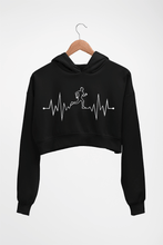 Load image into Gallery viewer, Runner Running Crop HOODIE FOR WOMEN-Black-Ektarfa.online
