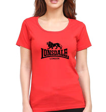 Load image into Gallery viewer, Lonsdale T-Shirt for Women-Red-Ektarfa.online
