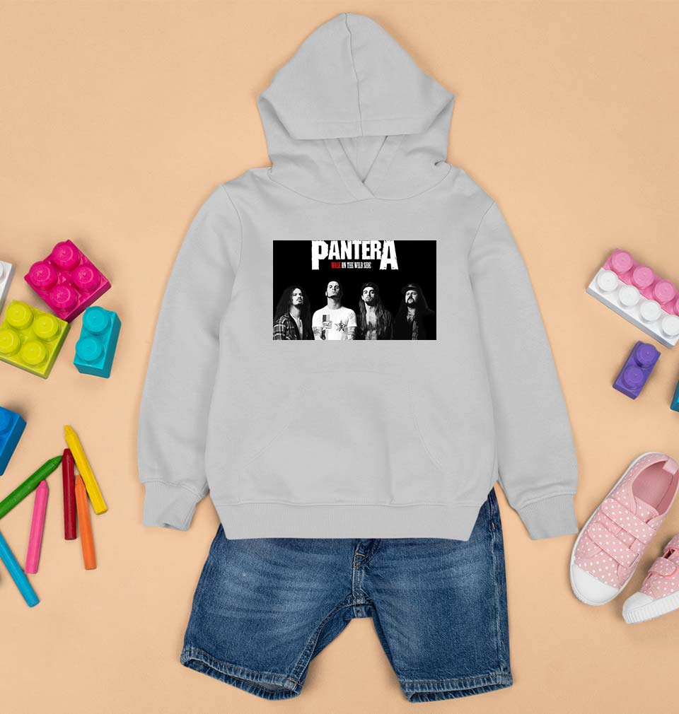 Pantera Kids Hoodie for Boy/Girl-GREY-Ektarfa.online