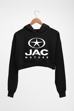 Load image into Gallery viewer, JAC Motors Crop HOODIE FOR WOMEN-Black-Ektarfa.online

