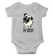 Load image into Gallery viewer, PUG Kids Romper For Baby Boy/Girl-0-5 Months(18 Inches)-Grey-Ektarfa.online
